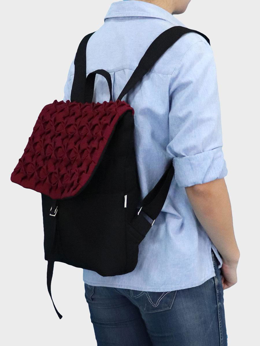 Backpack Flap bags designs Spring Floral Handmade 3