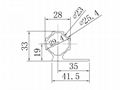 Green frame manual production system aluminum tube 4000C 2