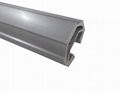 groove aluminum extrudes Aluminum tube 4000B 1