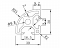 Aluminium constructions  aluminium profile system aluminum profile BT3060 5