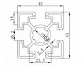 manual production system Lean production system aluminum profile BT4545 2