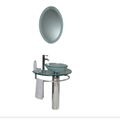 High quality coloured glass washing basin, glass wash basin 1