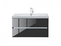 36'' Grey Maralemo Wall-Mounted Vanity with cabinet 1