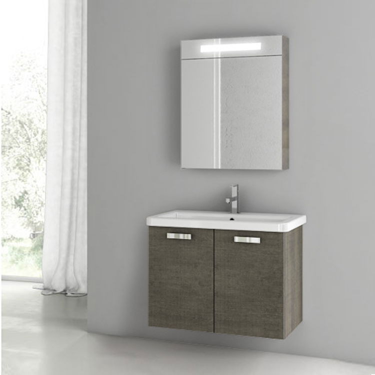 48 inch solid wood single sink bathroom vanity cabinet with glass wash basin 3
