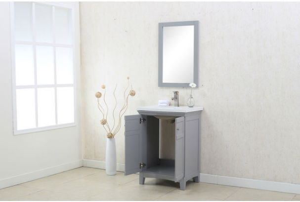 24'' Grey bathroom Vanity with China Supplier 3