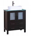 Black Eco-friendly bathroom vanity with