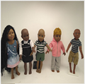 Frida new style 18 inch vinyl doll african doll for kid birthday gift 1
