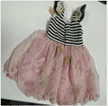 Frida pink lace dress doll clothes for 18 inch girl doll 3