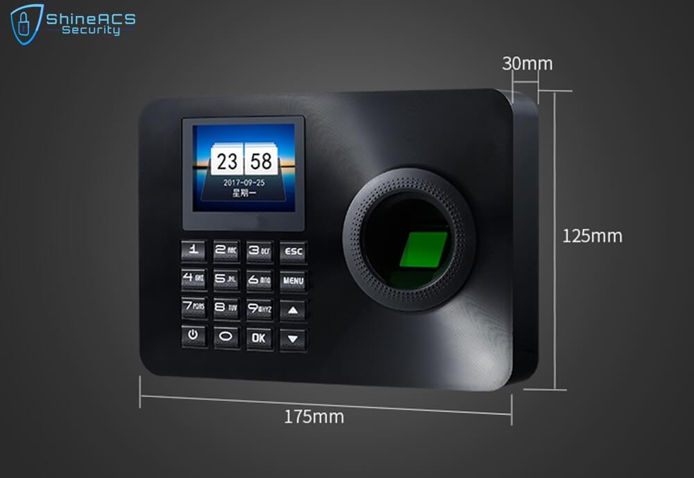 Biometric Fingerprint Time Attendance Recorder Access Control For Office 2