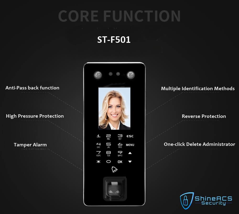 Face and Fingerprint Time Attendance Standalone Terminal 3