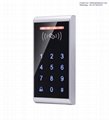 Multifunctional touch access control proximity card reader