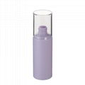 100ml PET Plastic Cylinder Bottle With Over Cap 1