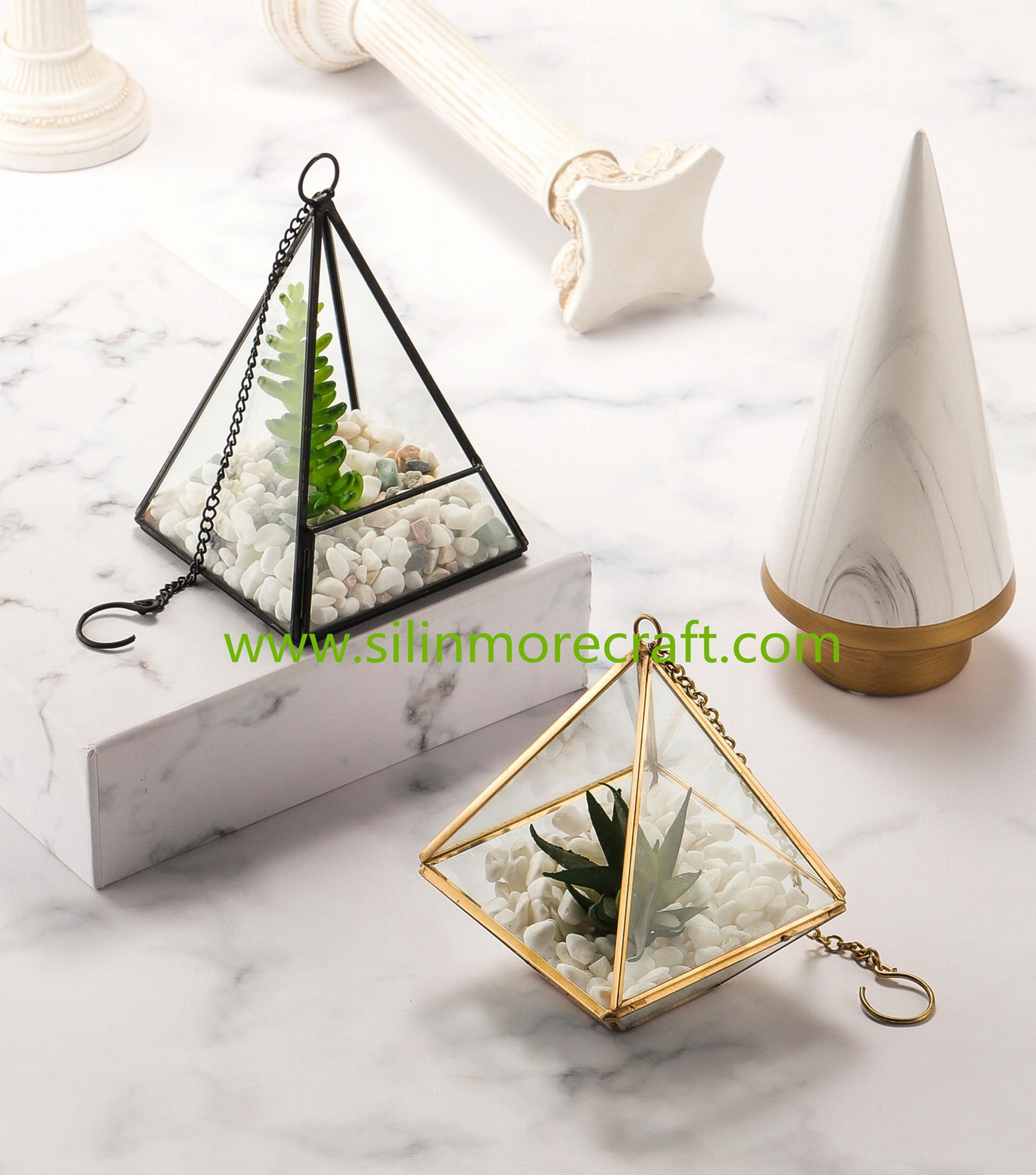 New product home decoration indoor plant reptile glass vase terrarium