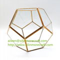  gold air plant glass geometric terrarium 2