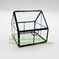 Hanging geometric glass container 4