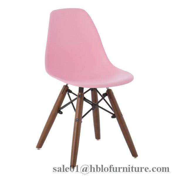 modern design plastic chair,wood legs,dining chair 4