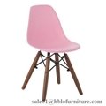 modern design plastic chair,wood legs,dining chair 4