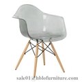 Eames DSW Upholstered Transparent Chair