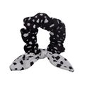 High Quality Hair Accessories Velvet Bunny Ear Hair Ties Scrunchies 1