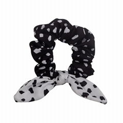 High Quality Hair Accessories Velvet Bunny Ear Hair Ties Scrunchies