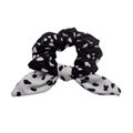 High Quality Hair Accessories Velvet Bunny Ear Hair Ties Scrunchies 3