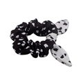 High Quality Hair Accessories Velvet Bunny Ear Hair Ties Scrunchies 4