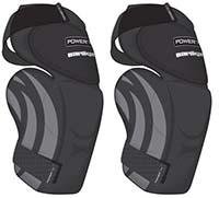 New Powertek Barikad V5.0 Protector goalie knee pad Yth ice hockey thigh guard 