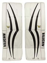 New Vaughn 1100i Int goalie leg pads Black&White 31+2 Velocity V6 ice hockey 