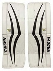 New Vaughn 1100i Int goalie leg pads Black&White 31+2 Velocity V6 ice hockey 