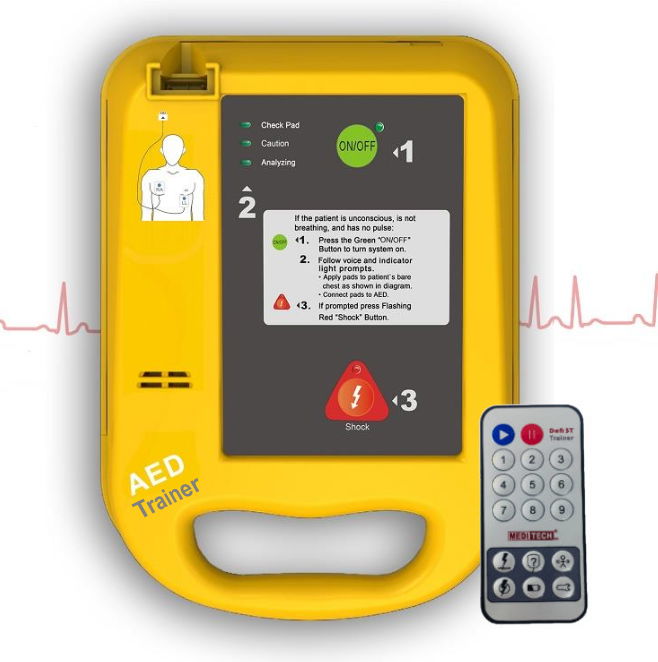 麦迪特国产自动体外除颤仪AED教学机Defi5T AHA培训 3