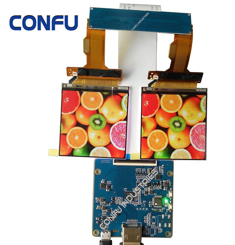 Confu HDMI to MIPI Driver Kit for dual 2.9 inch 2k 1440*1440 TFT lcds VR AR HMD