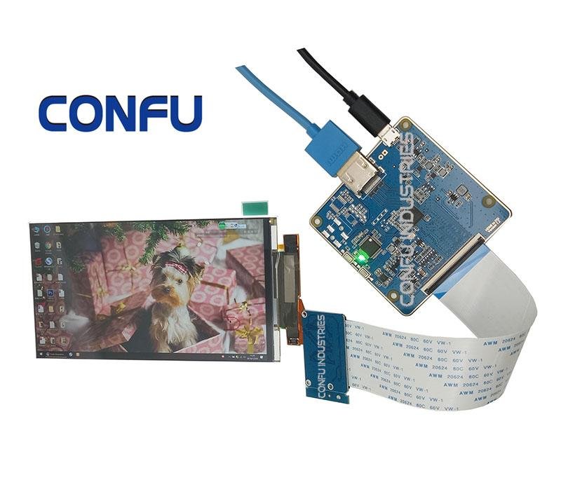Confu HDMI to MIPI driver board 2160*3840 5.5 inch 4k LCD display for VR AR  - H546UAN01.0 - CONFU (China Manufacturer) - Other Electronic