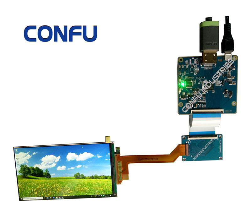  Confu HDMI to MIPI board 5.5 inch 2k lcd 2560*1440 LS055R1SC01 for 3D printer