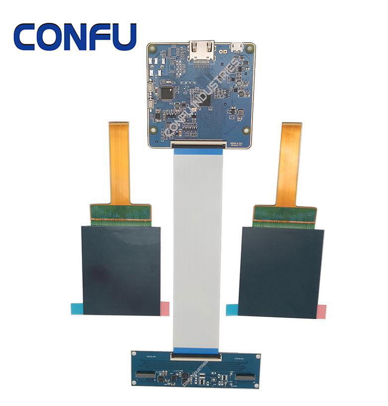Confu HDMI Control Board for EDO 1080*1200 2.95 dual Inch oled panel 4 Lanes VR 5