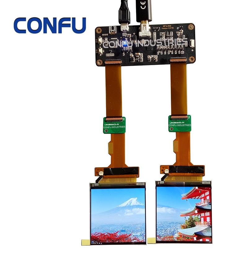 Confu Type-c DP to MIPI 120Hz driver for 2.9inch dual tft lcds 1440*1440 for VR 