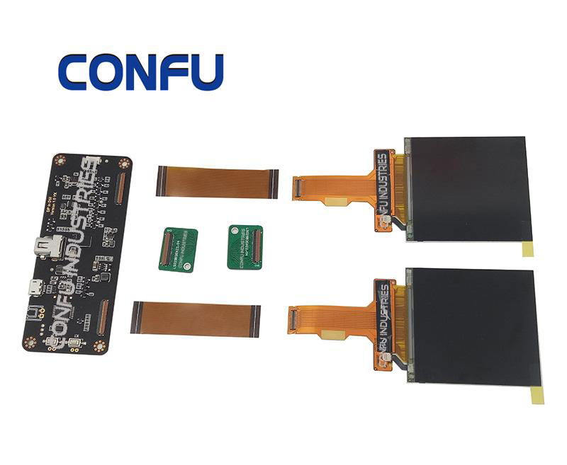 Confu Type-c DP to MIPI 120Hz driver for 2.9inch dual tft lcds 1440*1440 for VR  5