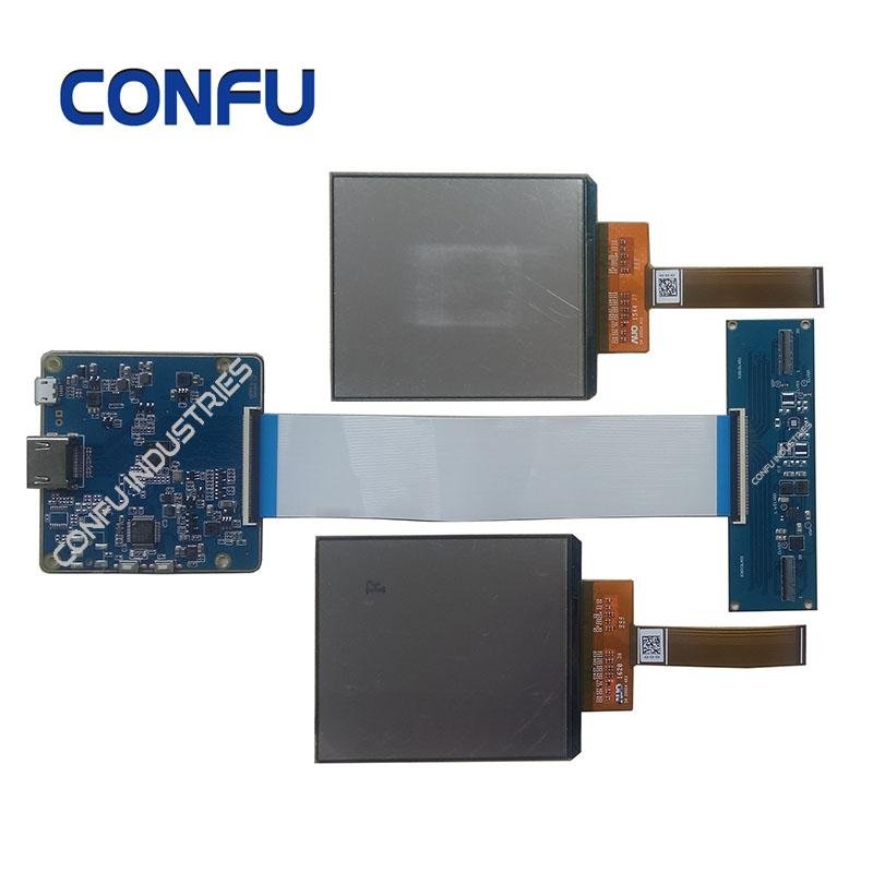 CONFU Hdmi to Mipi DSI Driver Board AUO 3.8 inch 1080*1200 dual amoled panel VR  3