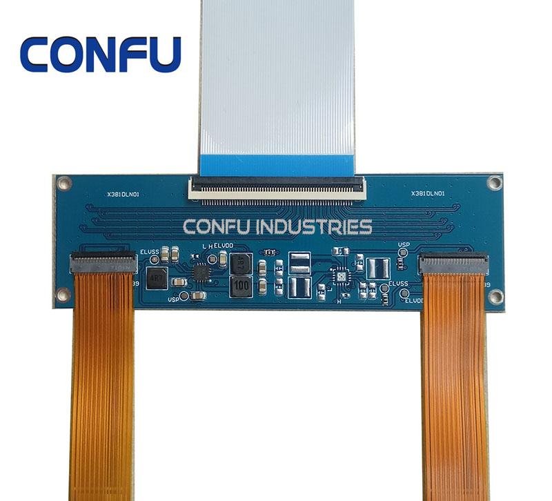 CONFU Hdmi to Mipi DSI Driver Board AUO 3.8 inch 1080*1200 dual amoled panel VR  4