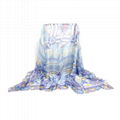 Wholesale Custom Flower Printed Chiffon