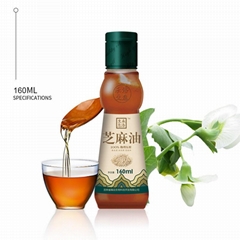 Low Temperature Cold Pressed Sesame Oil 160ml bottle