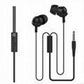 Universal in-ear mobile phone headset universal earphone 2