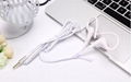 Zipper Stereo Earphones 3.5mm Ear Hook