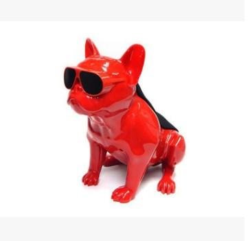 Wireless Portable Bulldog Speaker Wholesale Puppy Dog Mini Blue tooth Speaker 2