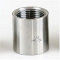 Stainless steel internal pipe fittings/socket thread Coupling O.D Machined
