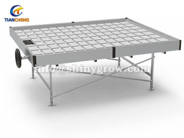 Ebb and Flow Benches for Greenhouse Hydroponic Cultivation 2