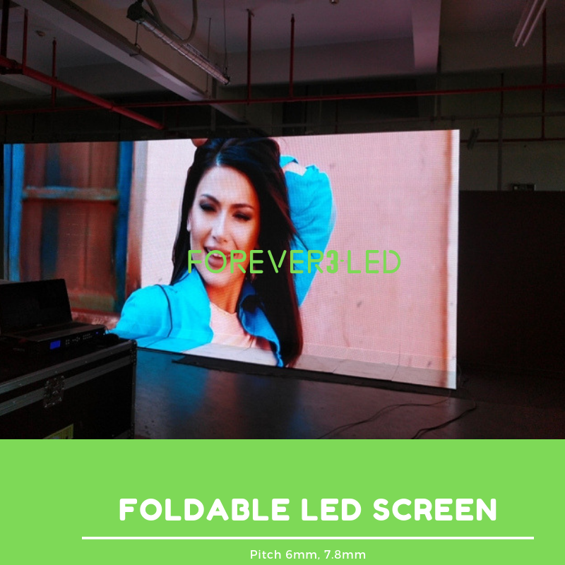 Concert Stage LED Screens Ultra Thin foldable led screen For Wedding and DJ
