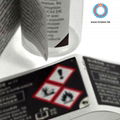 adhesive customized label multi page