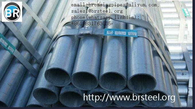 Hot sell and the best price of BS1387/ASTM/BS4568/hot dip galvanized steel pipe 4