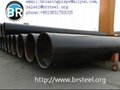astm a333 schedule 80 lsaw straight welded pe lined drainage steel pipes