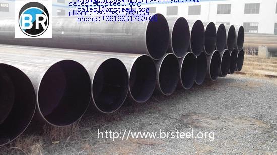 astm a333 schedule 80 lsaw straight welded pe lined drainage steel pipes 4
